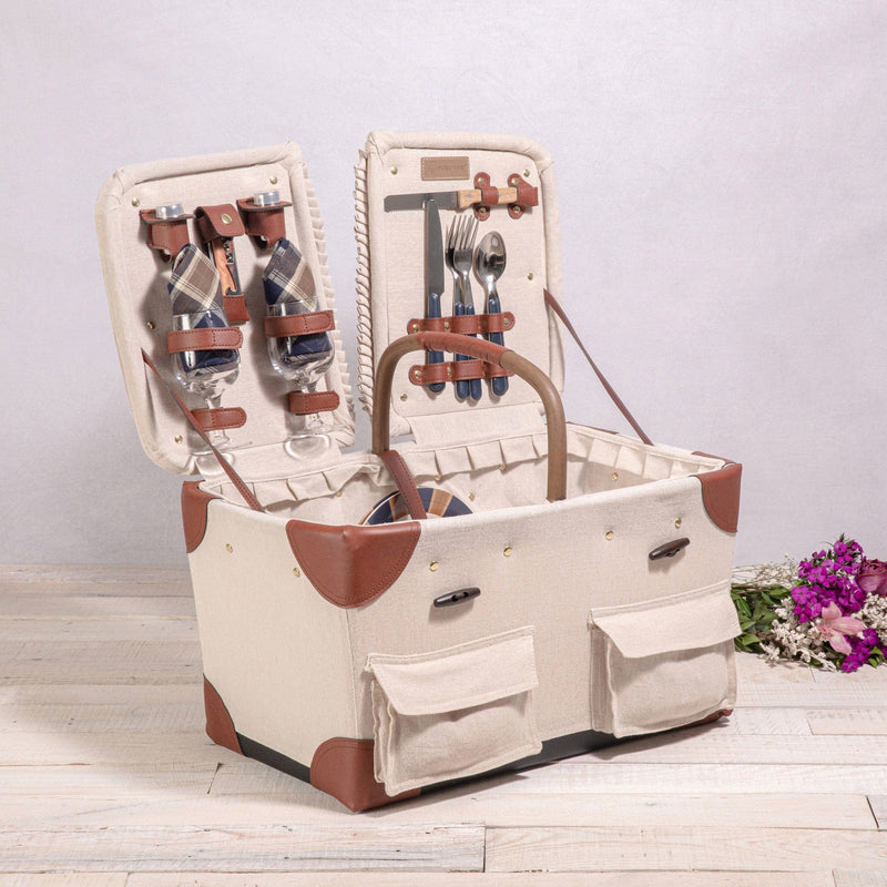 Load image into Gallery viewer, Pioneer Picnic Basket by Picnic Time Family of Brands