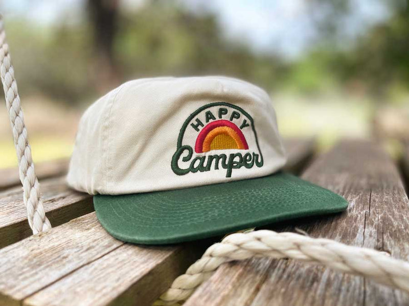 Load image into Gallery viewer, Happy Camper Snapback Hat | Youth by River Road Clothing Co.
