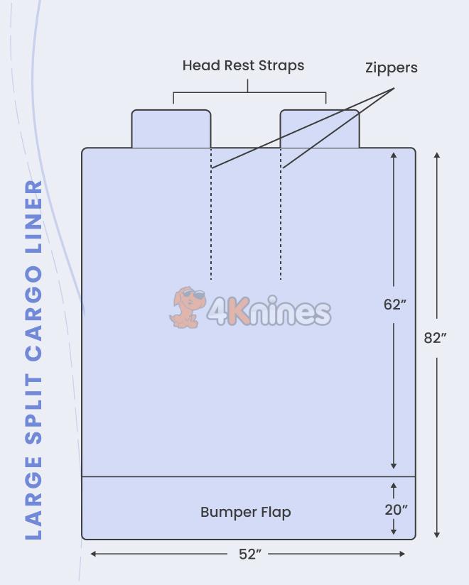 Load image into Gallery viewer, Multi-Function Dog Split SUV Cargo Liner by 4Knines®
