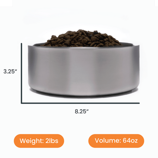 Stainless Steel Dog Bowl by 4Knines®