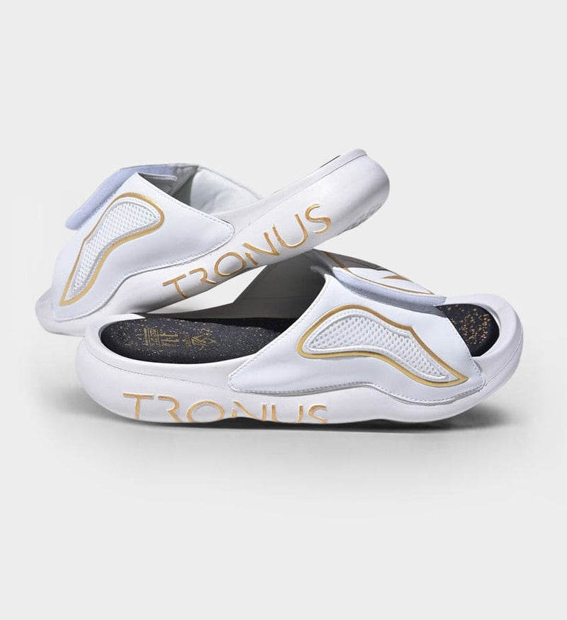 Load image into Gallery viewer, Womens Luxe Sports Recovery Slides Cloud By Tronus Footwear