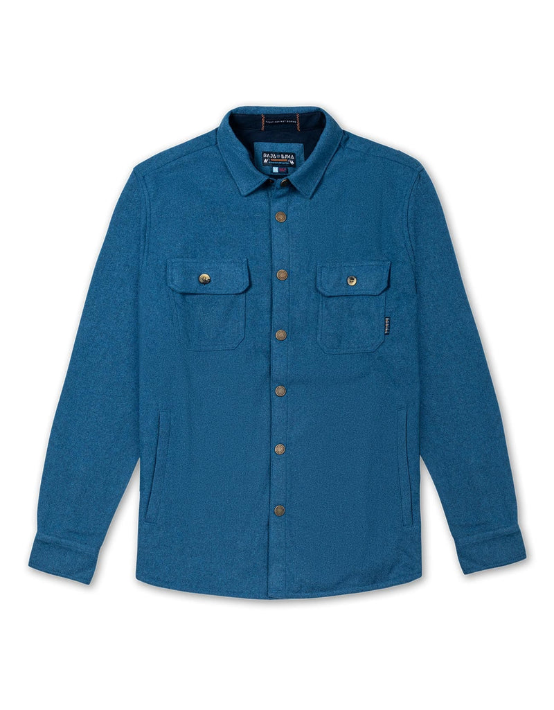 Load image into Gallery viewer, SNAP FRONT FLANNEL JACKET - GULF COAST by Bajallama