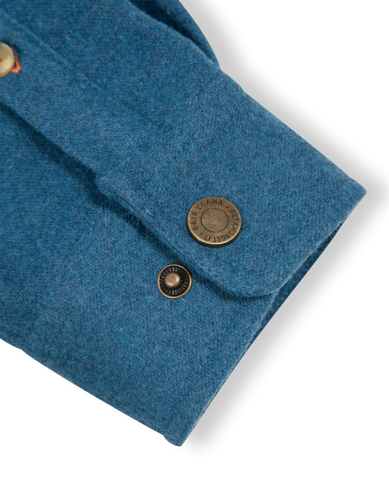 Load image into Gallery viewer, SNAP FRONT FLANNEL JACKET - GULF COAST by Bajallama