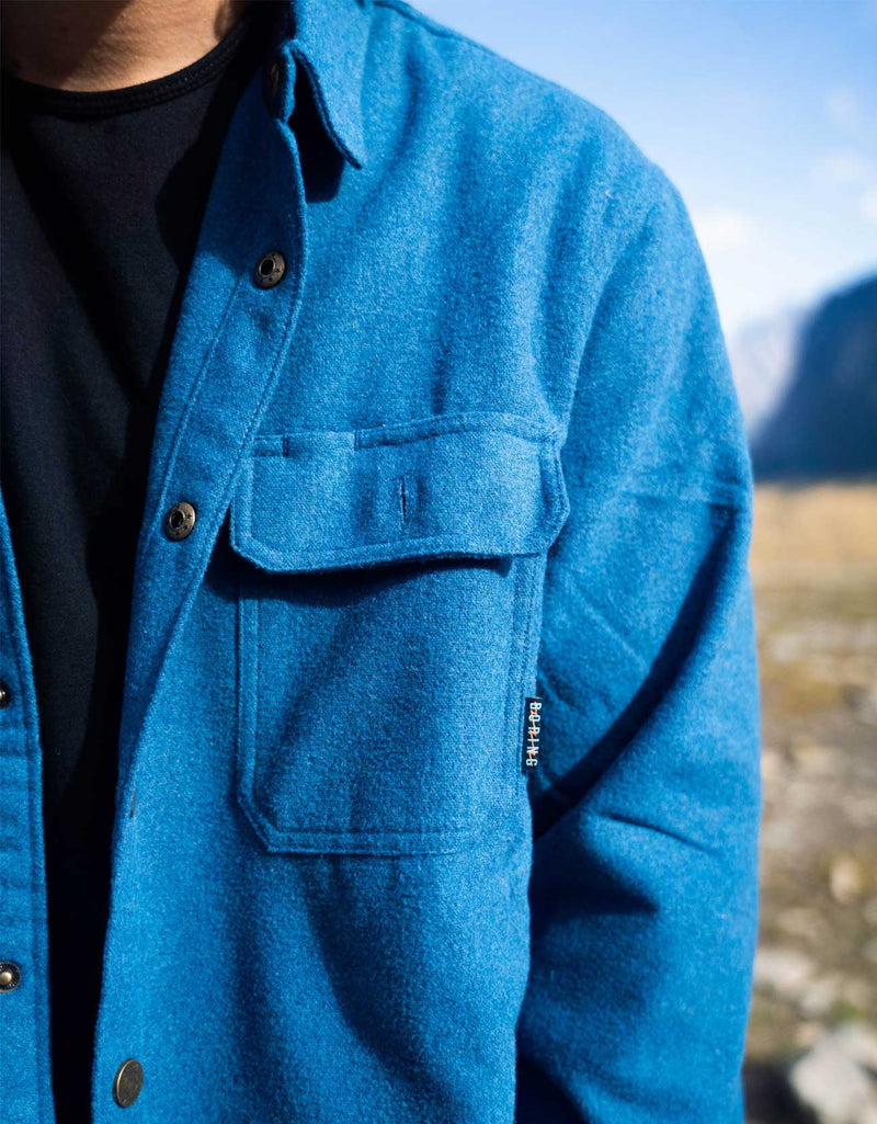 Load image into Gallery viewer, SNAP FRONT FLANNEL JACKET - GULF COAST by Bajallama
