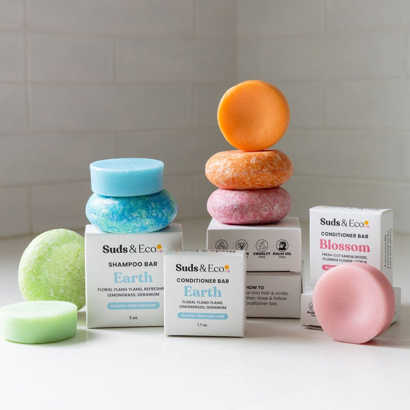 Load image into Gallery viewer, Zero Waste Shampoo & Conditioner Bar Duo