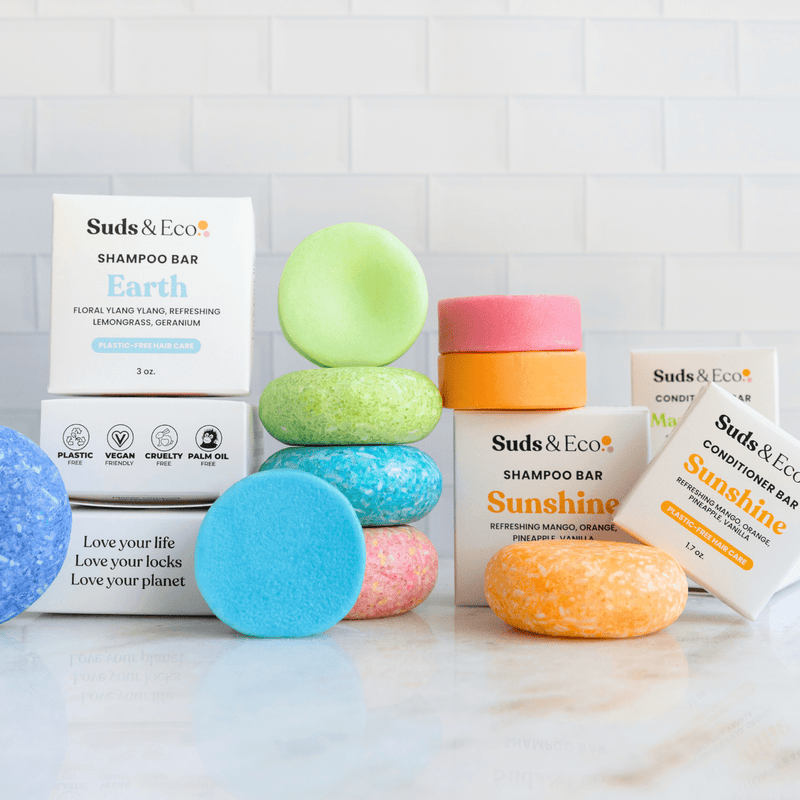Load image into Gallery viewer, Zero Waste Shampoo & Conditioner Bar Duo