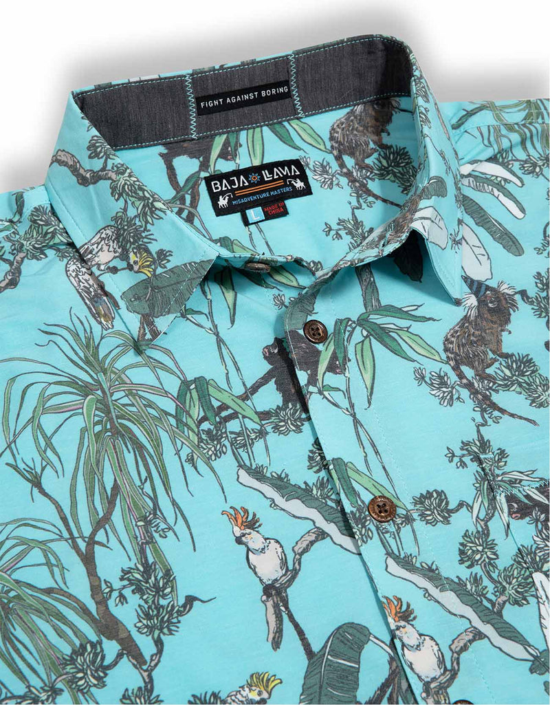 Load image into Gallery viewer, ON OUR WAY UP - VAGABOND™ BUTTON UP by Bajallama
