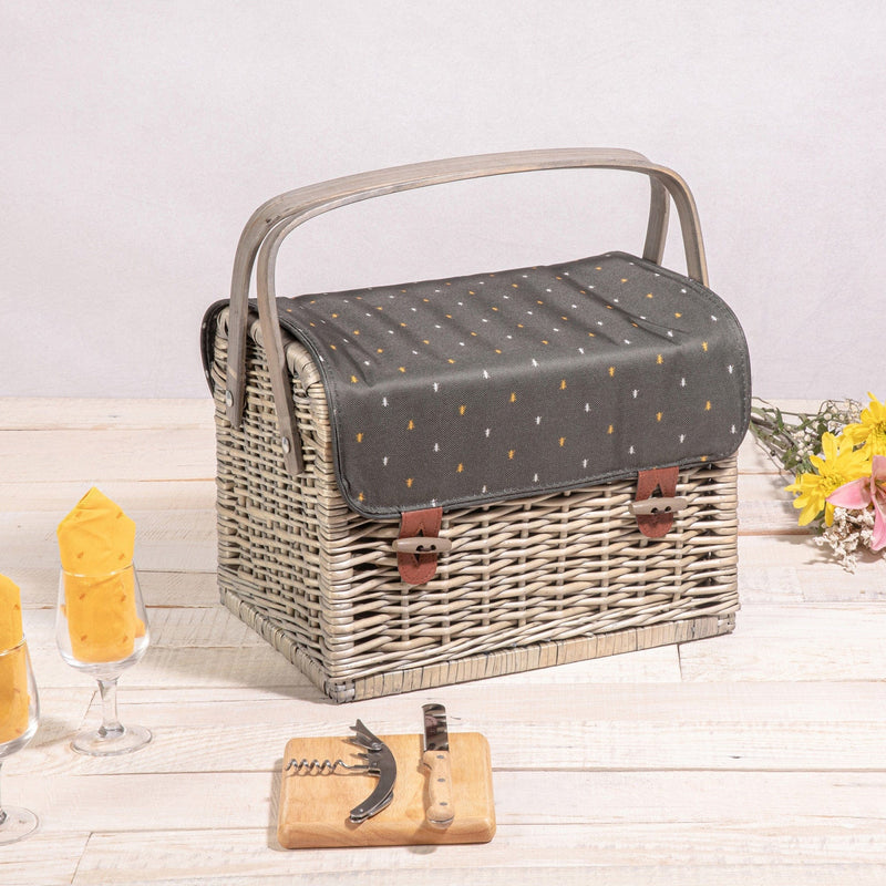 Load image into Gallery viewer, Kabrio Wine & Cheese Picnic Basket by Picnic Time Family of Brands