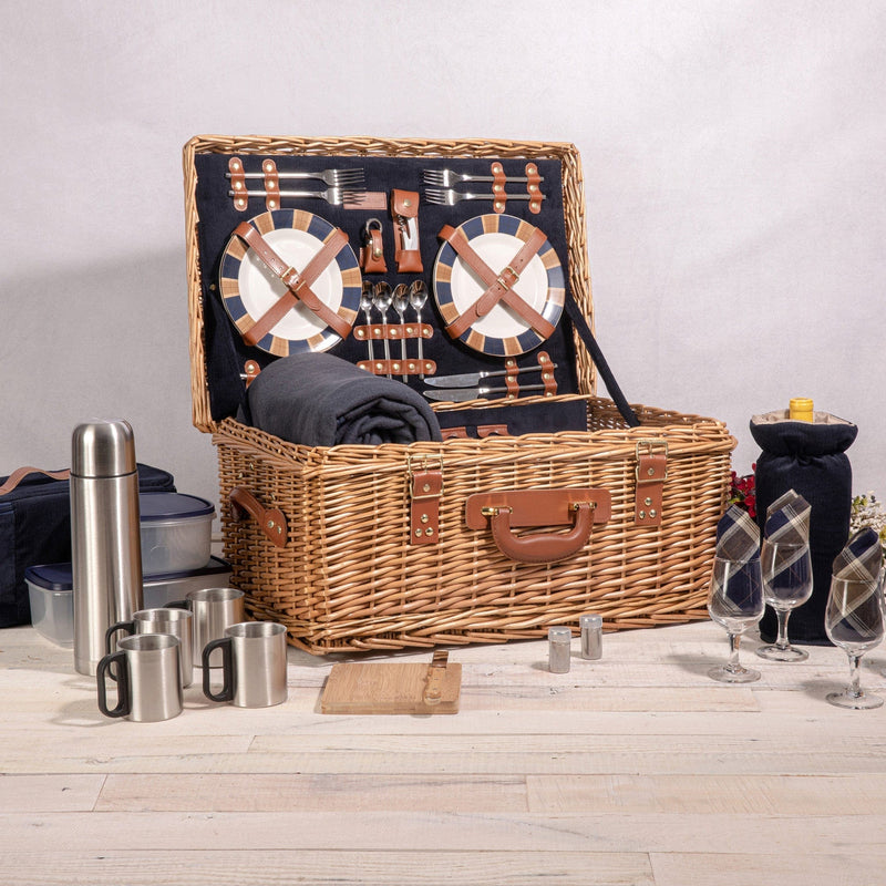 Load image into Gallery viewer, Windsor Picnic Basket by Picnic Time Family of Brands