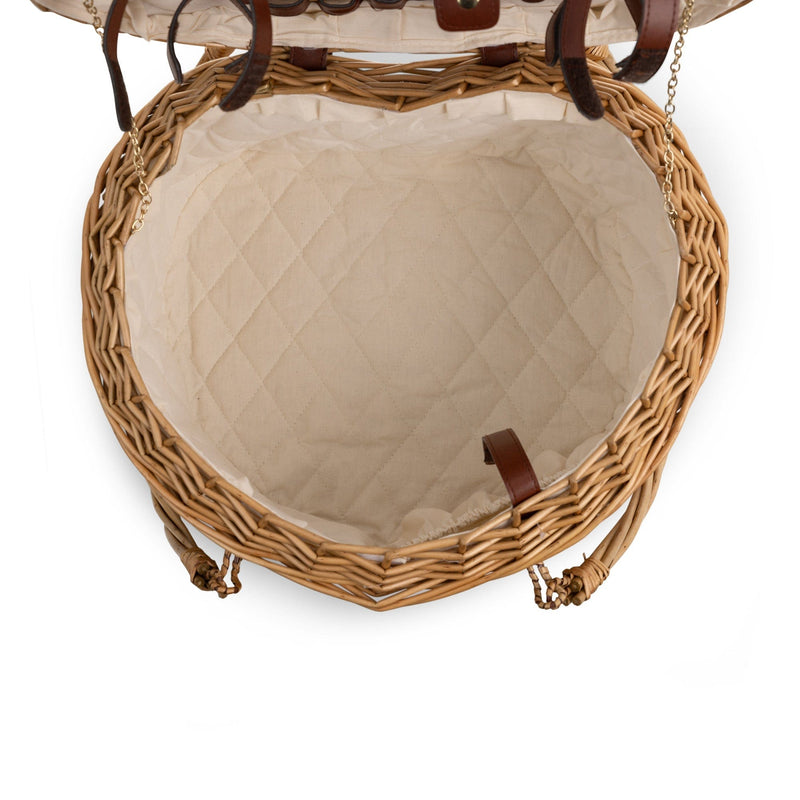 Load image into Gallery viewer, Heart Picnic Basket by Picnic Time Family of Brands