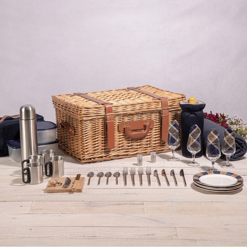 Load image into Gallery viewer, Windsor Picnic Basket by Picnic Time Family of Brands