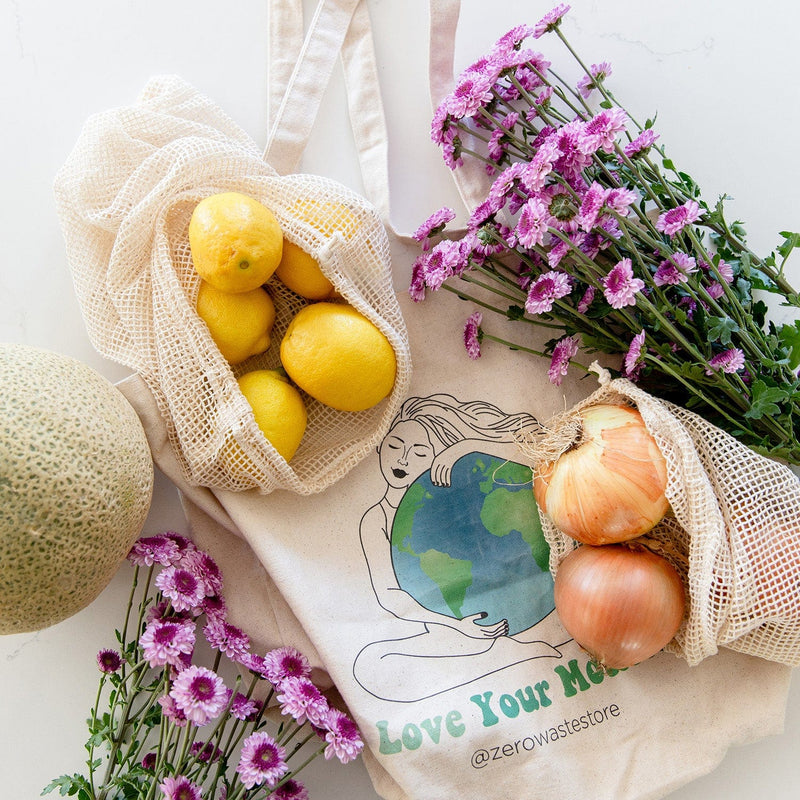 Load image into Gallery viewer, Mesh Produce Bag - Multiple Sizes - Zero Waste Net Bag