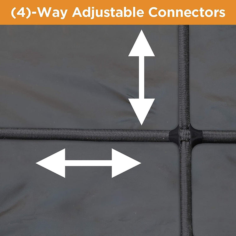 Load image into Gallery viewer, Rightline Gear Truck Bed Cargo Net with Built-In Tarp