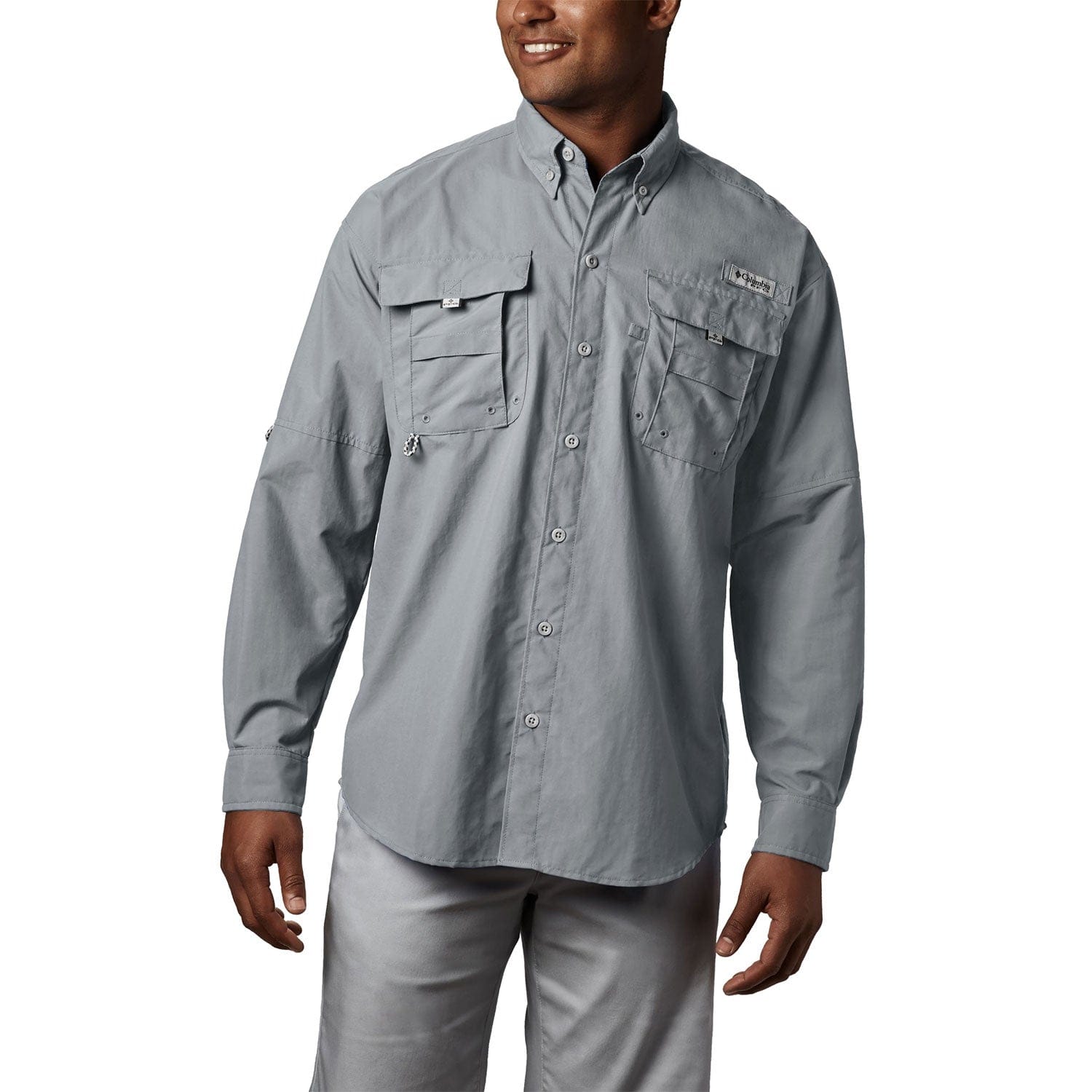 QASIMI カシミ 19AW OVERSIZED SHIRTS - HEAVY TWILL ヘビーツイル オーバーサイズシャツ SH01 SABIK 48 MONUMENT(GRAY) 長袖 比翼 トップス【新古品】【中古】【QASIMI】 QASIMI カシミ 19AW OVERSIZED SHIRTS - HEAVY TWILL ヘビーツイル