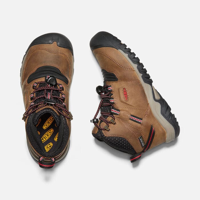 Load image into Gallery viewer, Keen Big Kids&#39; Ridge Flex Mid Waterproof Hiking Boot
