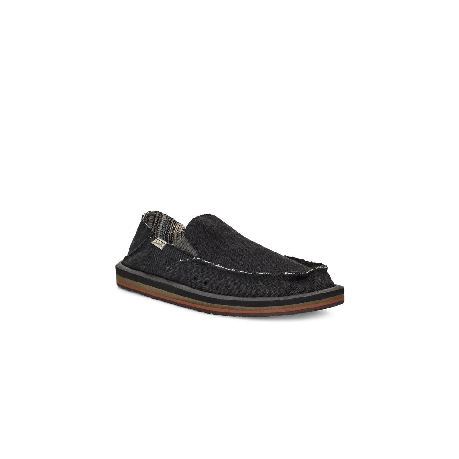 Sanuk Men's Vagabond ST Hemp Slip-Ons - Earth