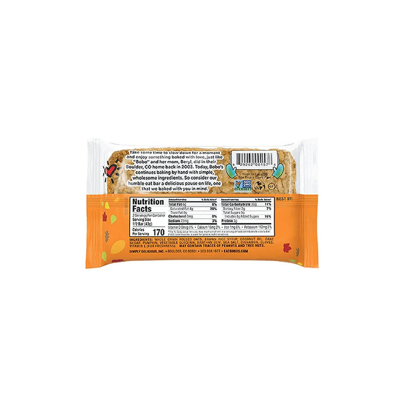 Load image into Gallery viewer, Bobos Oat Bars Pumpkin Spice
