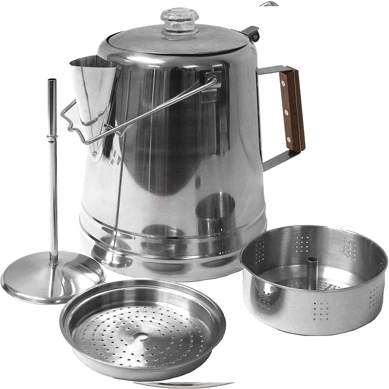 Load image into Gallery viewer, Texsport Stainless Steel Coffee 14 cup Percolator