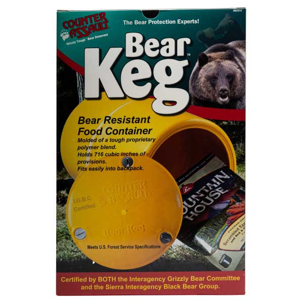Load image into Gallery viewer, Bear Keg Food Storage Container Yellow BK-915