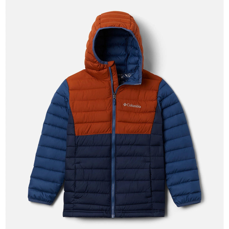 Load image into Gallery viewer, Columbia Powder Lite Boys Hooded Jacket