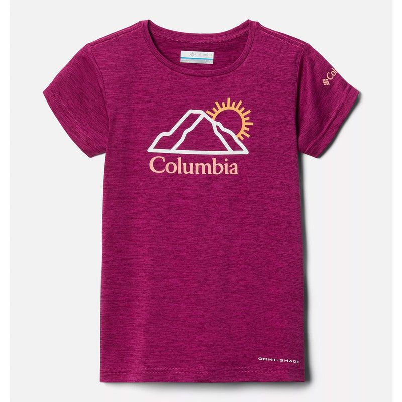 Load image into Gallery viewer, Columbia Girls Mission Peak Short Sleeve Graphic Shirt