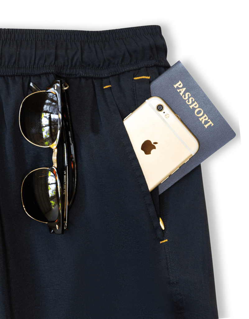 Load image into Gallery viewer, Stretch Neptune Swimmers - Fort Knox (Black) by Bajallama