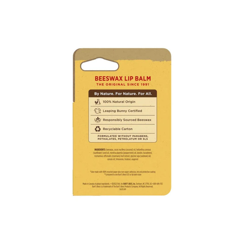 Load image into Gallery viewer, Burt's Bees Beeswax Lip Balm Paper Tube