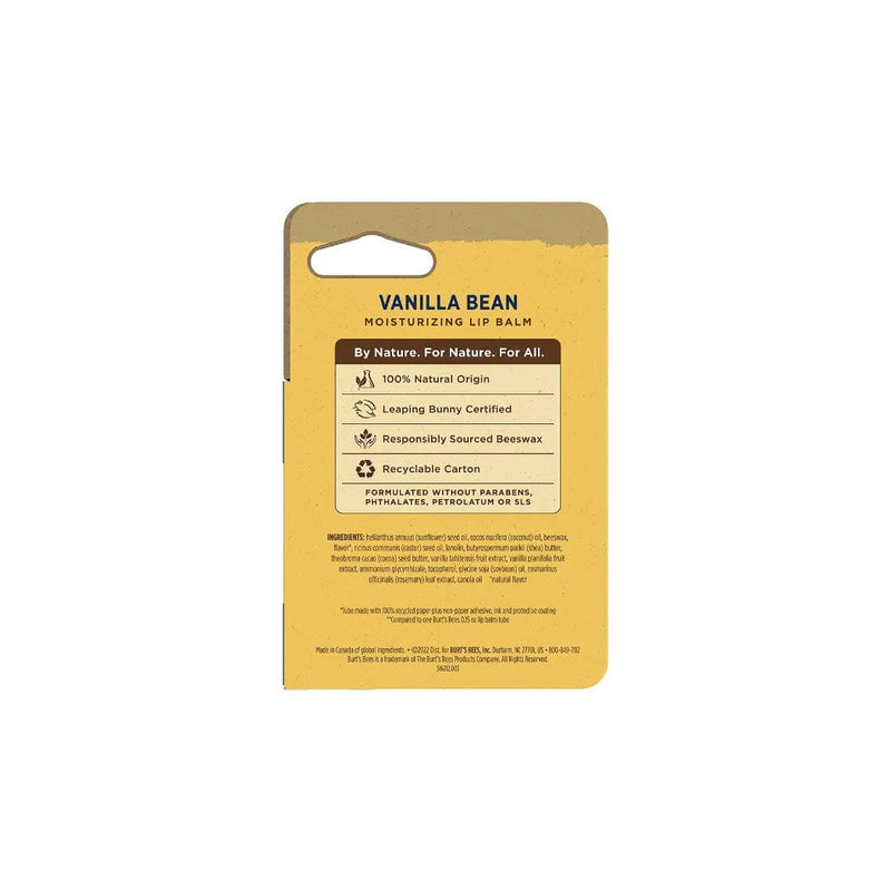 Load image into Gallery viewer, Burt's Bees Vanilla Bean Lip Balm Paper Tube