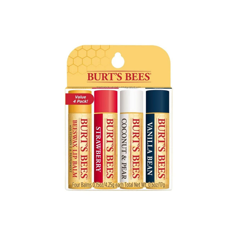 Load image into Gallery viewer, Burt's Bees Best of Burt's Lip Balm 4-Pack