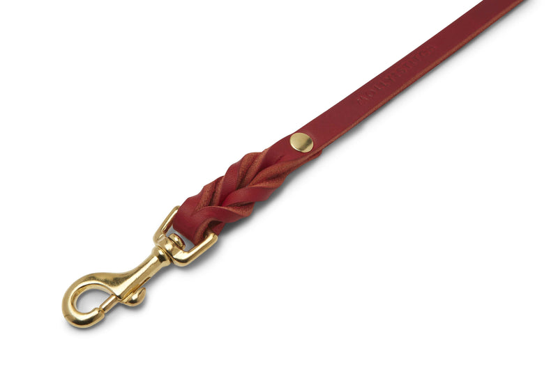 Load image into Gallery viewer, Butter Leather City Dog Leash - Chili Red by Molly And Stitch US