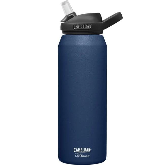 Load image into Gallery viewer, CamelBak eddy+ 32oz Stainless Steel Vacuum Insulated Filtered Bottle by LifeStraw Bottle