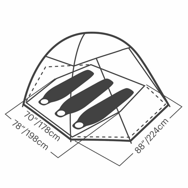 Load image into Gallery viewer, Eureka Mountain Pass 3 Person Tent