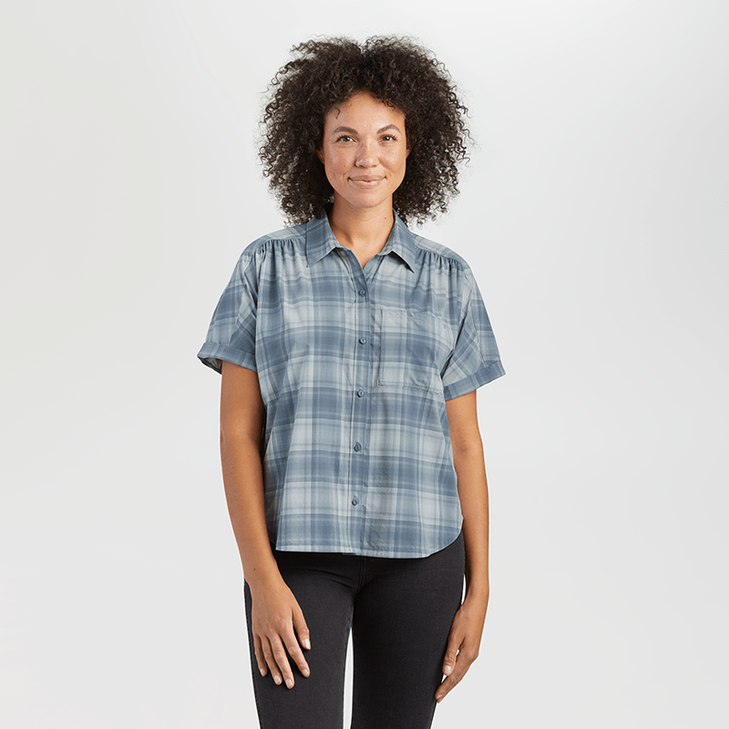 Load image into Gallery viewer, Outdoor Research Women's Astroman Short Sleeve Sun Shirt