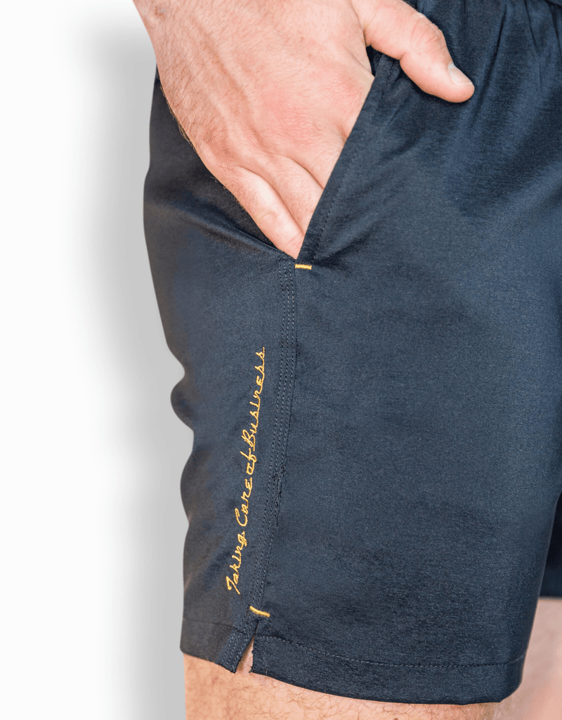 Load image into Gallery viewer, Stretch Neptune Swimmers - Fort Knox (Black) by Bajallama
