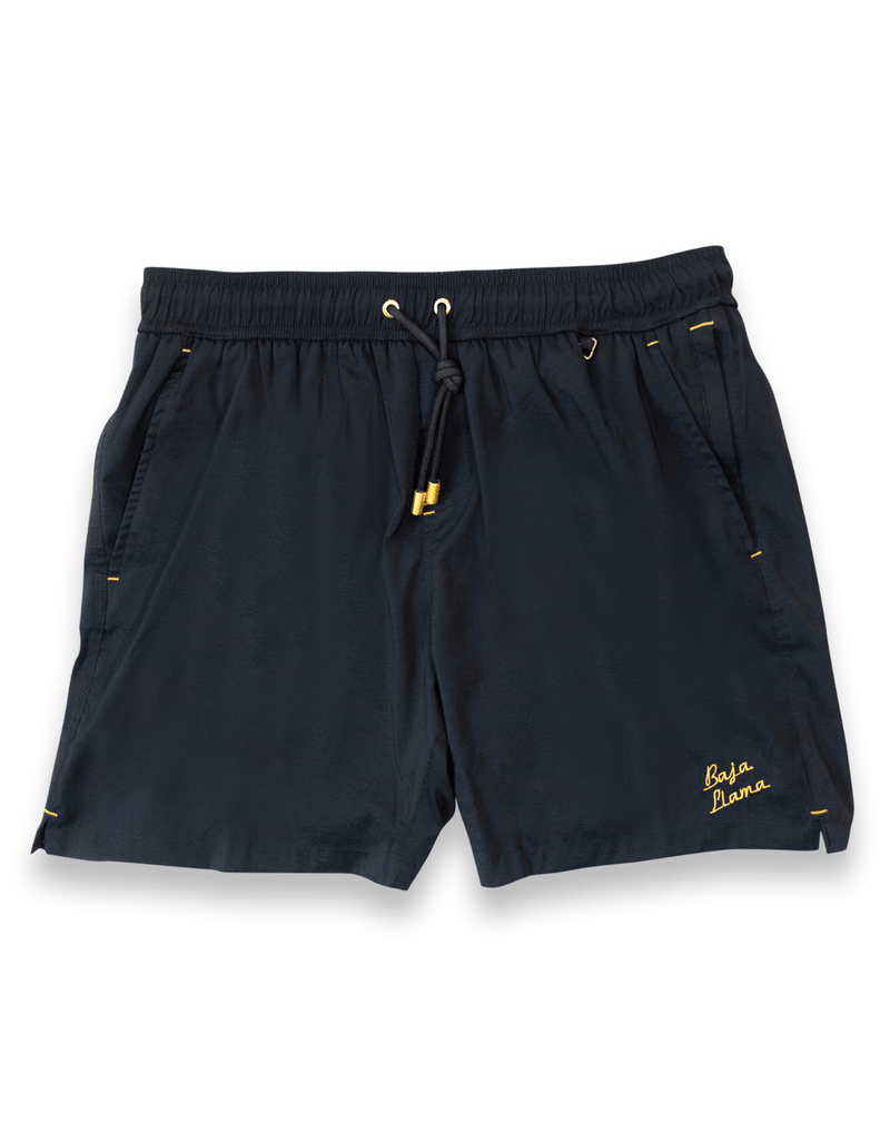 Load image into Gallery viewer, Stretch Neptune Swimmers - Fort Knox (Black) by Bajallama