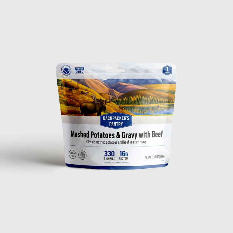 Load image into Gallery viewer, Backpacker&#39;s Pantry Mashed Potatoes &amp; Gravy with Beef
