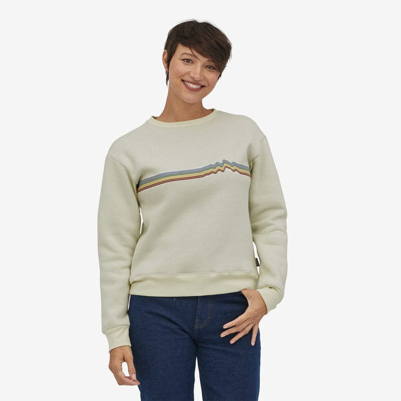 Load image into Gallery viewer, Patagonia Women's Ridge Rise Stripe Uprisal Crew Sweatshirt