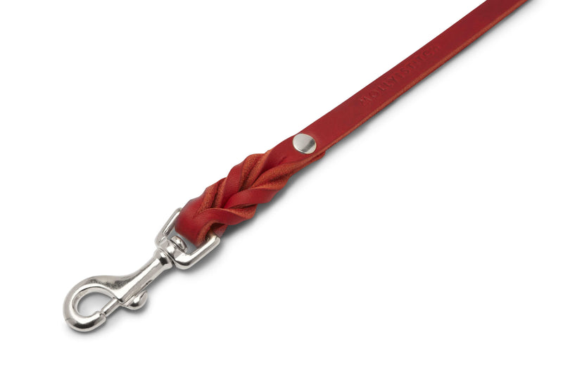 Load image into Gallery viewer, Butter Leather City Dog Leash - Chili Red by Molly And Stitch US
