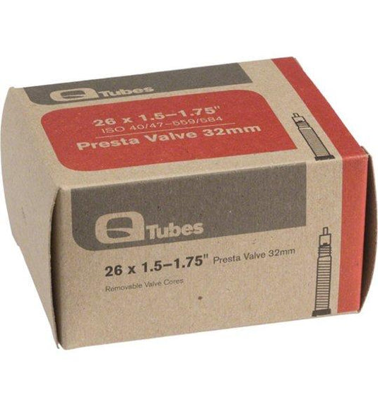 Q-Tubes 26 x 1.5-1.75" 32mm Presta Valve Tube"