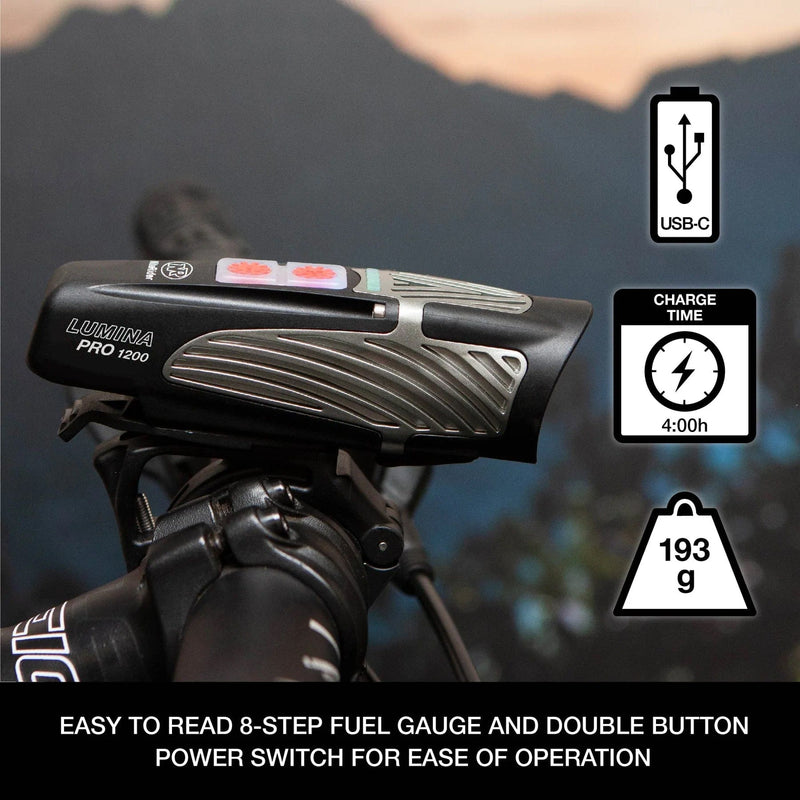 Load image into Gallery viewer, NiteRider Lumina Pro 1200 Cycling Front Light
