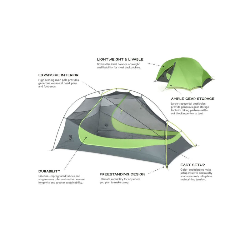 Load image into Gallery viewer, Nemo Equipment Dragonfly Ultralight Backpacking 2 Person Tent