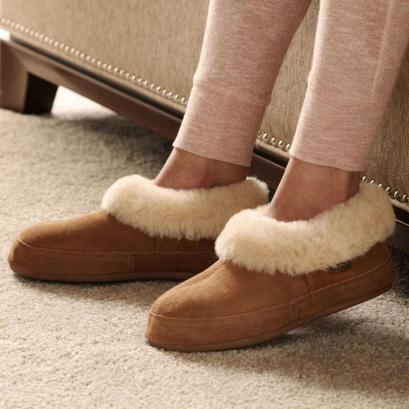 Load image into Gallery viewer, Acorn Ewe Collar Slippers Women&#39;s
