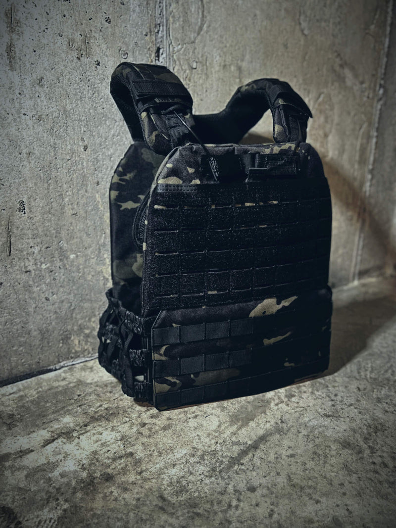 Load image into Gallery viewer, Ataclete Zero Dark Camo Weight Vest/Plate Carrier by ATACLETE