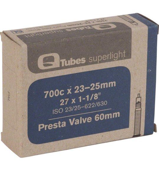 Load image into Gallery viewer, Q-Tubes Super Lite 700x23-25 Tire Tube
