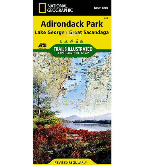 Load image into Gallery viewer, National Geographic Trails Illustrated Lake George, Great Sacandaga: Adirondack Park
