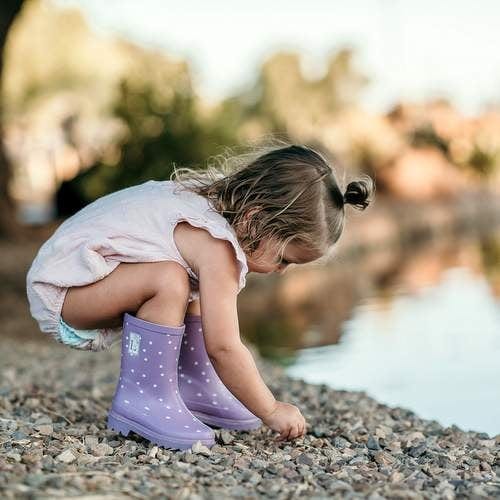 Load image into Gallery viewer, Darling Purple Rain Boot by London Littles