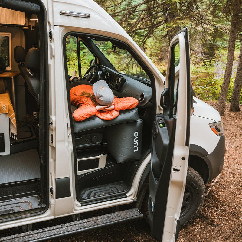 Load image into Gallery viewer, Front Cab Air Mattress — Camper Vans by Luno®