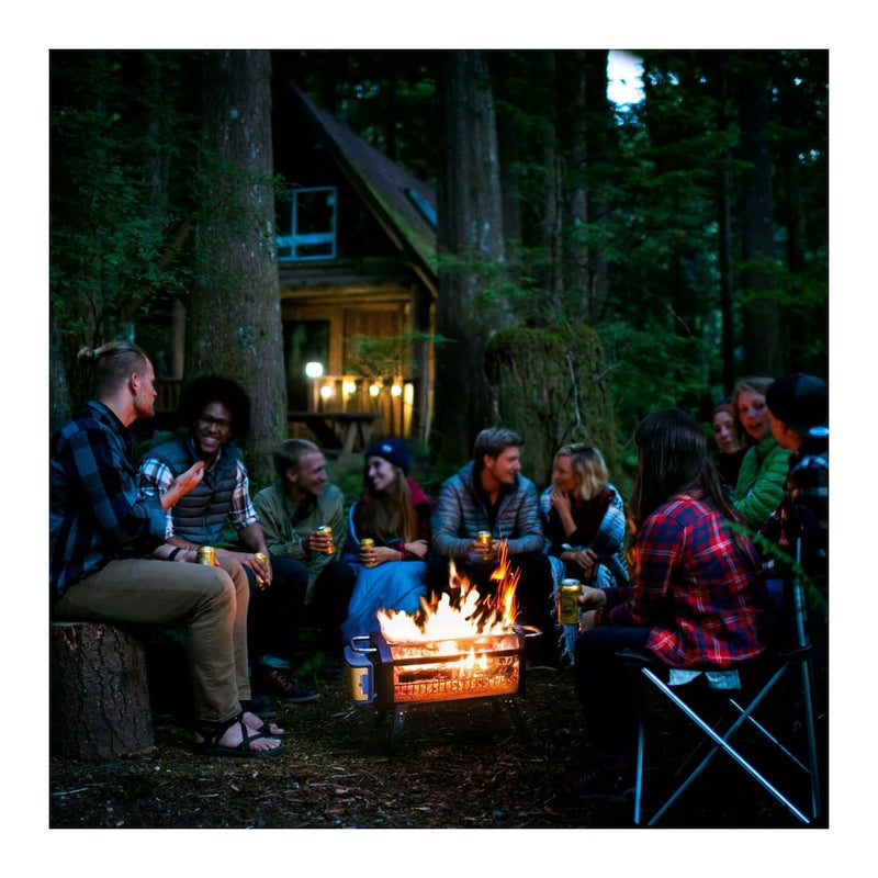 Load image into Gallery viewer, BioLite, FirePit+, Smokeless Outdoor Wood and Charcoal Burning Fire Pit with Bluetooth and Rechargeable