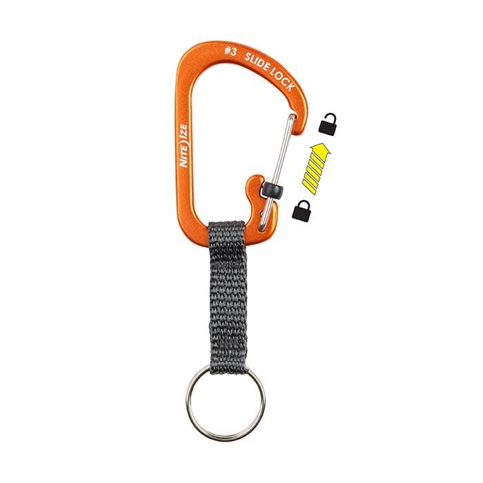 Load image into Gallery viewer, Nite Ize SlideLock Key Ring Aluminum