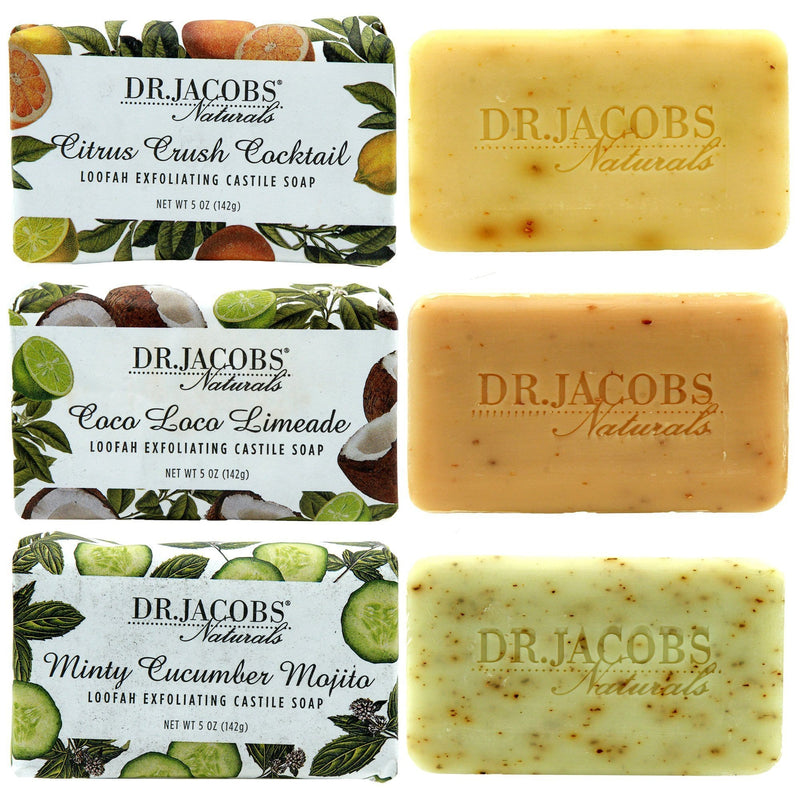 Load image into Gallery viewer, Invigorate Exfoliating Bar Soap Set by Dr. Jacobs Naturals